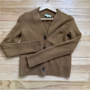 Vince Tan Women's Cardigan Sweater (100% cashmere)